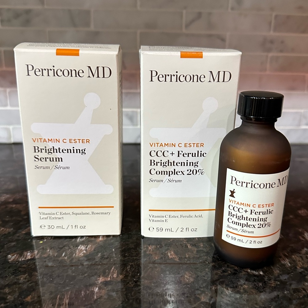 2 Perricone BOGO MD VITAMIN C ESTER CCC + FERULIC BRIGHTENING COMPLEX 20%